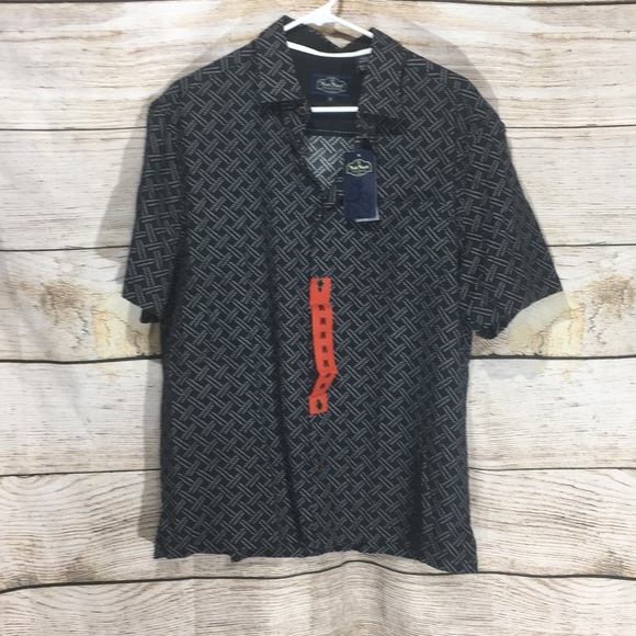 Nat Nast Other - Nat nast silk shirt black blue medium luxury